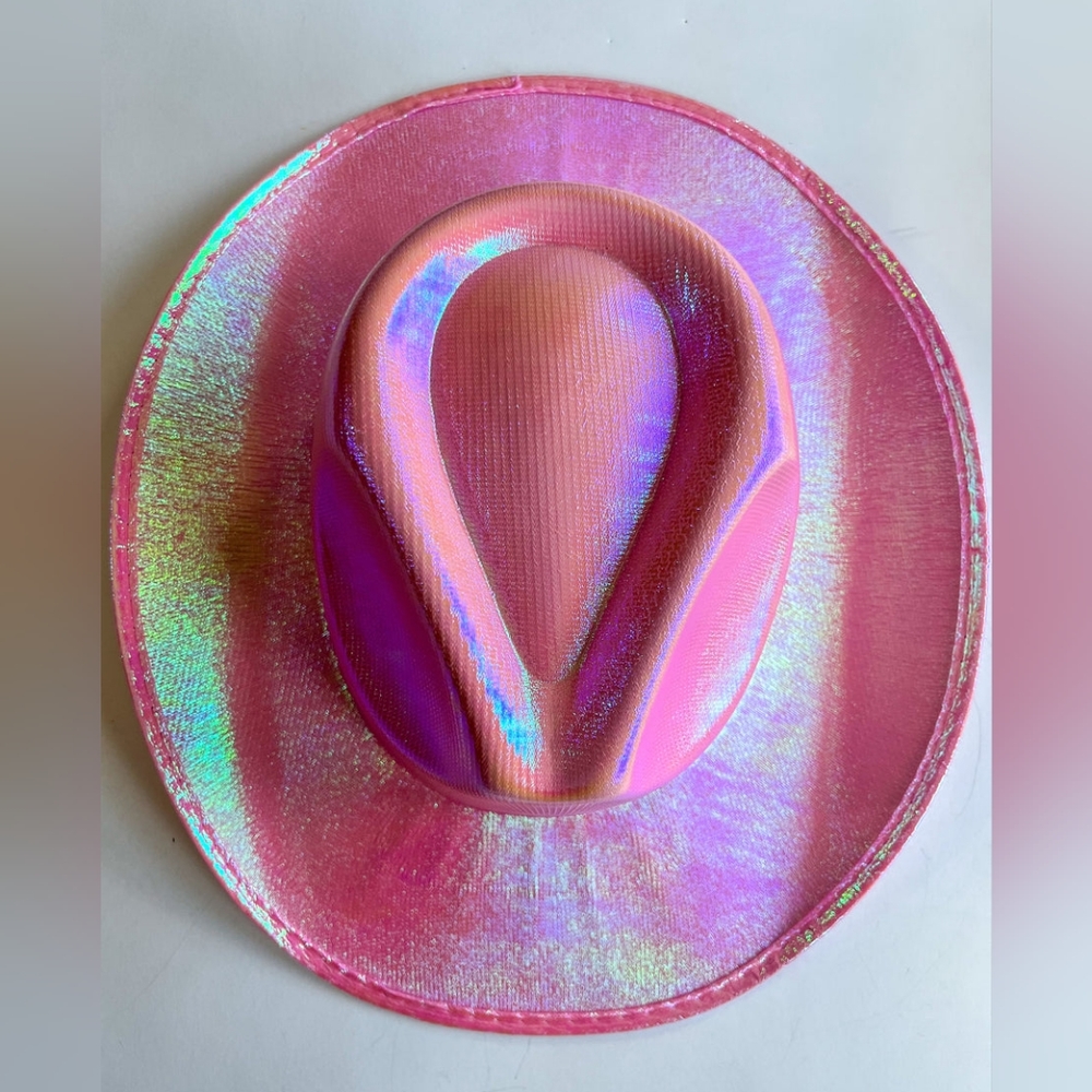 Metallic Light Pink Cowgirl Hat 🤠